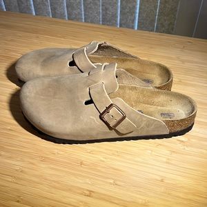 Birkenstock Boston Soft Footbed Tobacco Oiled Leather men’s 12